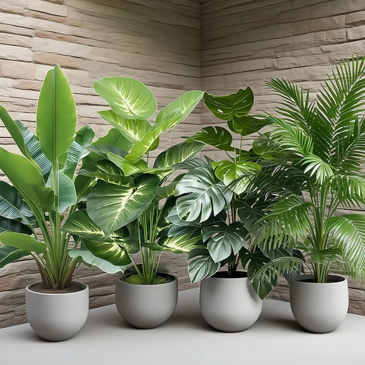 Plantes artificielles pour la décoration